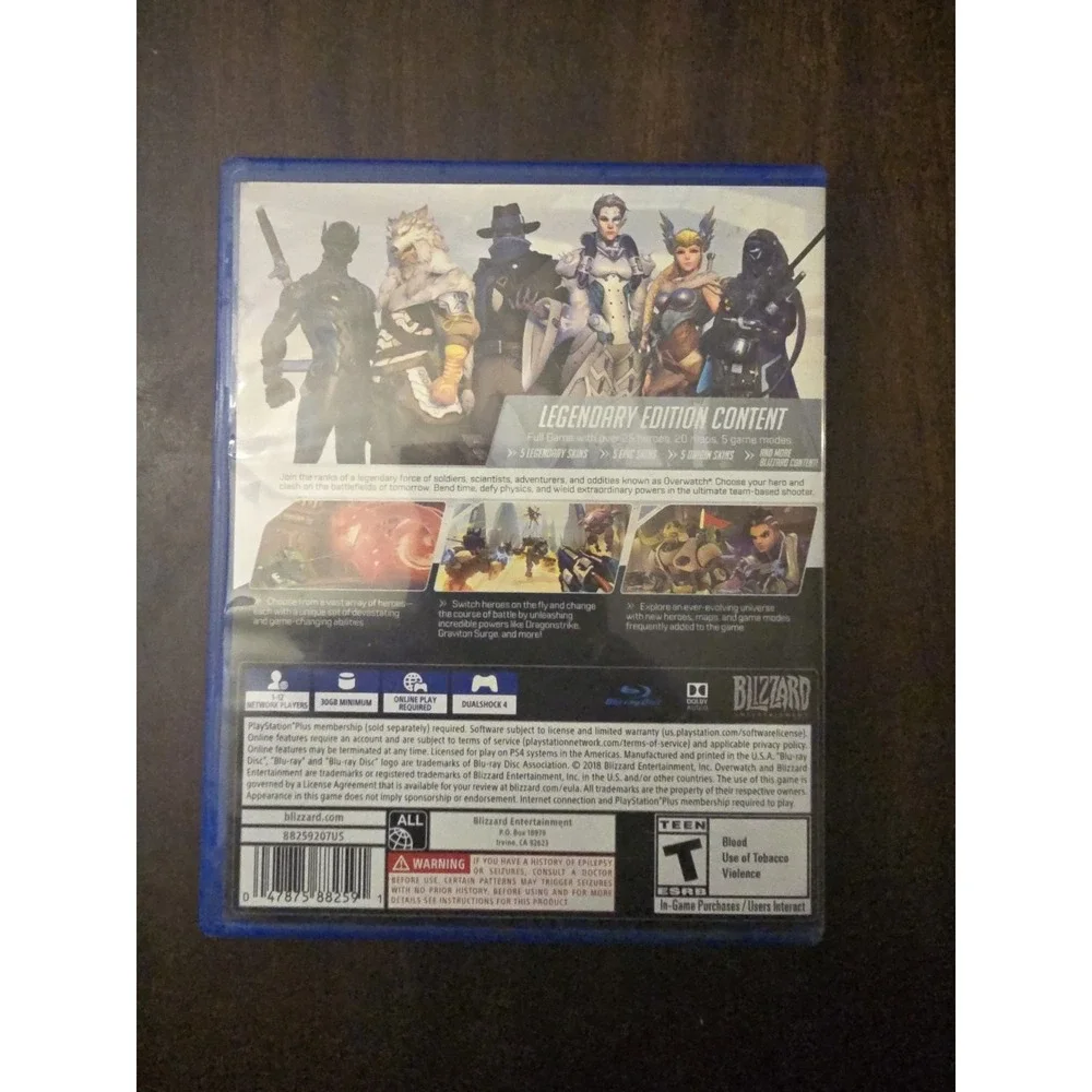 Overwatch Legendary Edition Sony‎ PlayStation 4 PS4 Blizzard Entertainment 2018